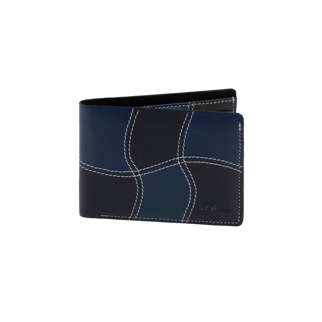 Dime Wave Leather Wallet - Navy Accessories Dime 