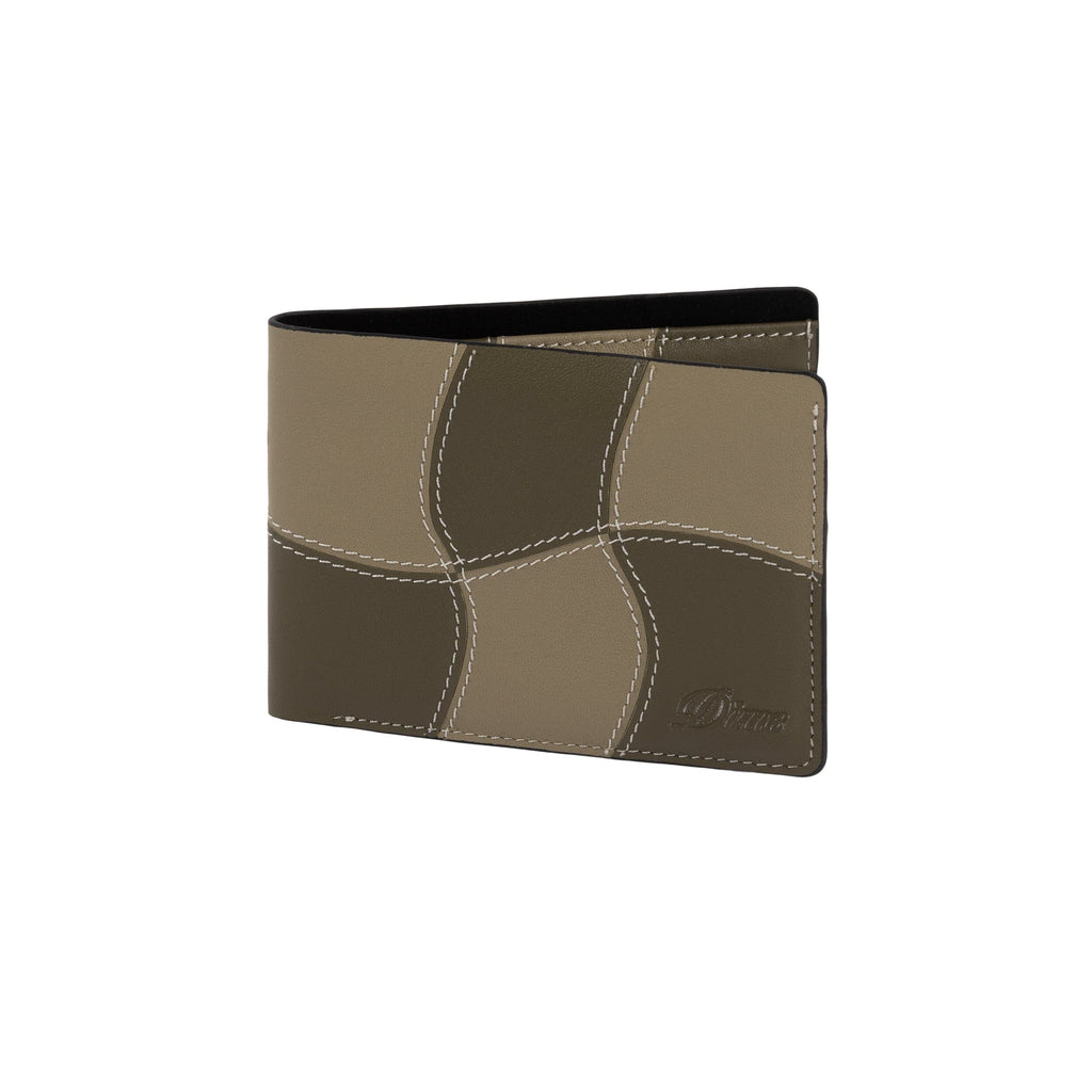 Dime Wave Leather Wallet - Sage Accessories Dime 