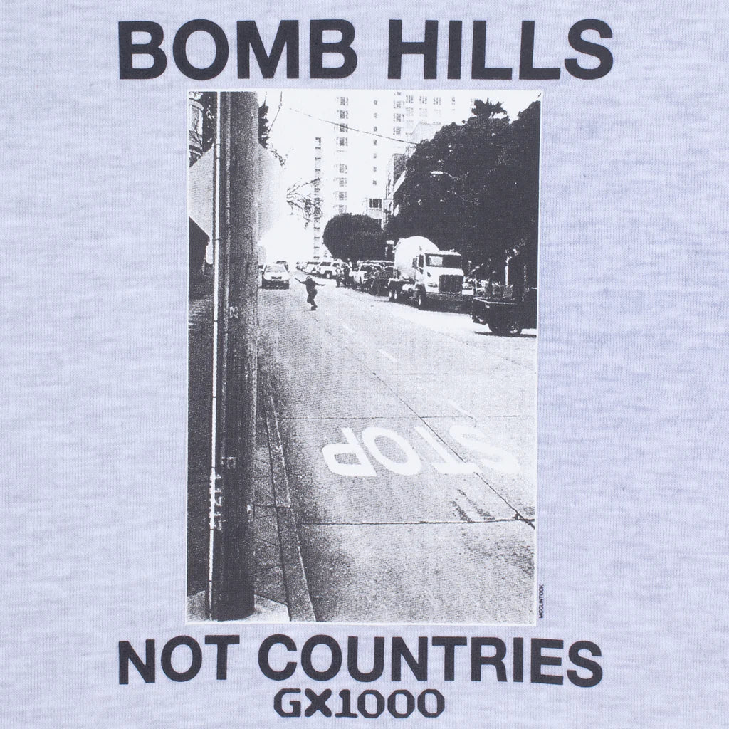 GX1000 Bomb Hills Hoodie - Ash Hoodies + Crewnecks GX1000 