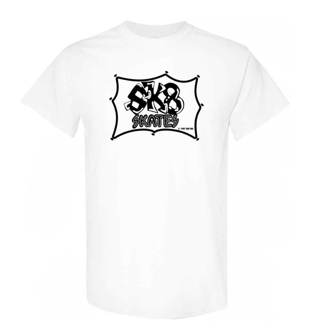 Sk8 Skates OG Logo T-shirt - White T-Shirts + Longsleeves Sk8 Skates 
