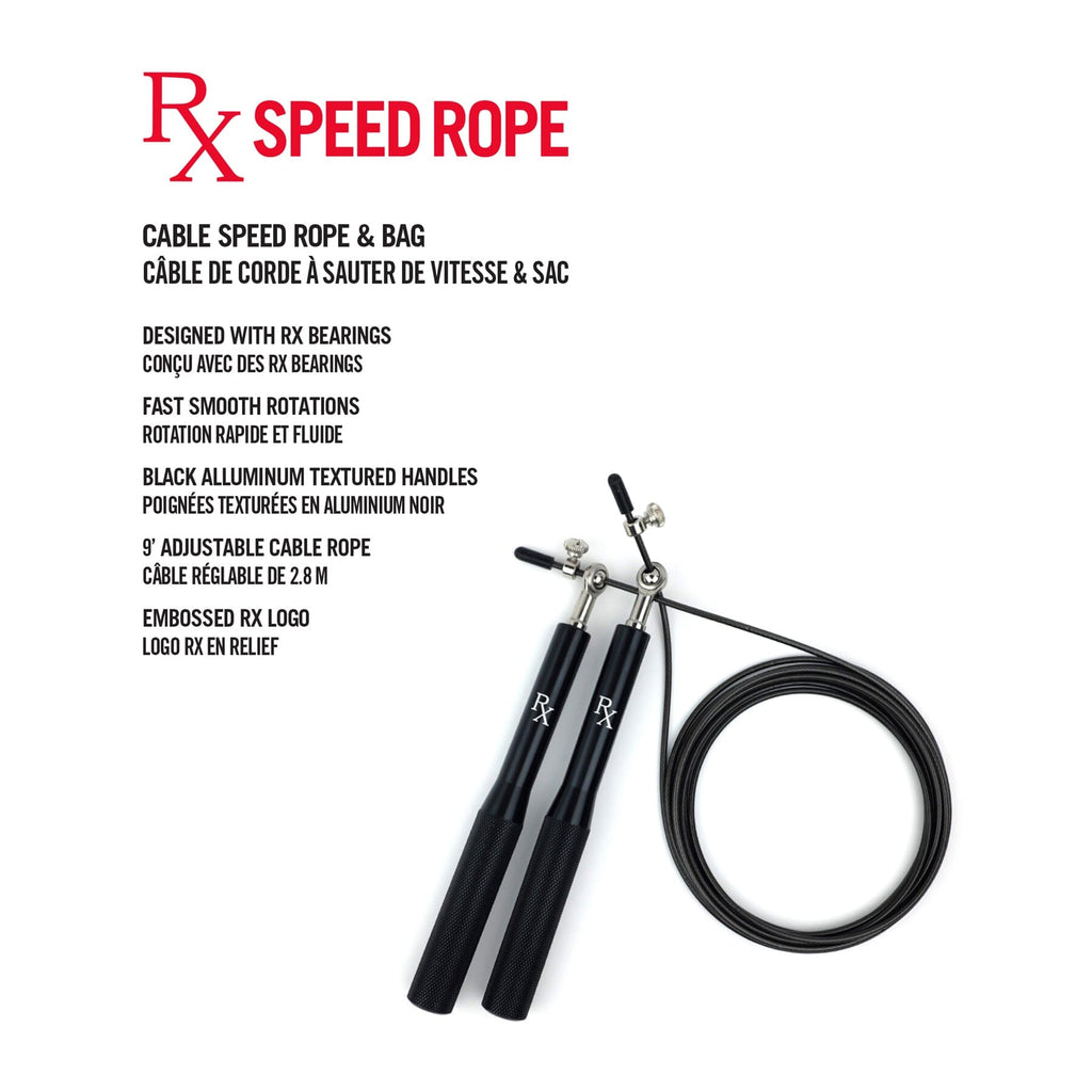 RX Speed Rope - Black Miscellaneous RX Bearings 