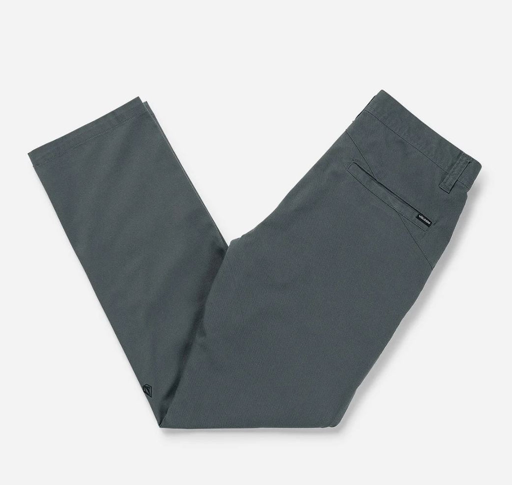 Volcom Frickin Modern Stretch Chino Pant - Dark Slate Bottoms Volcom 