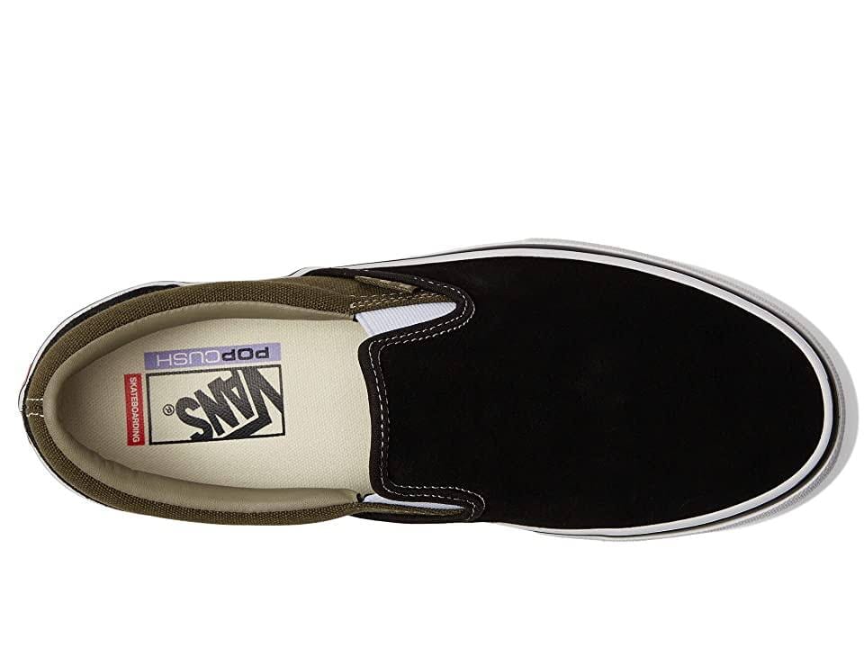 Vans Skate Slip-on Shoe - Black Olive Men's Shoes Vans 