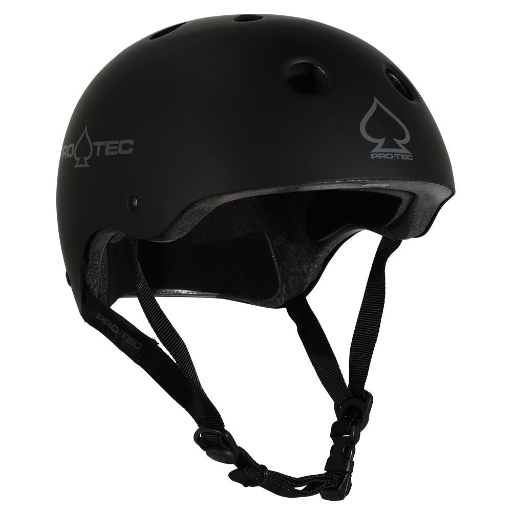 Pro Tec Classic Certified Helmet Helmets & Safety Gear Pro Tec Matte Black Small 
