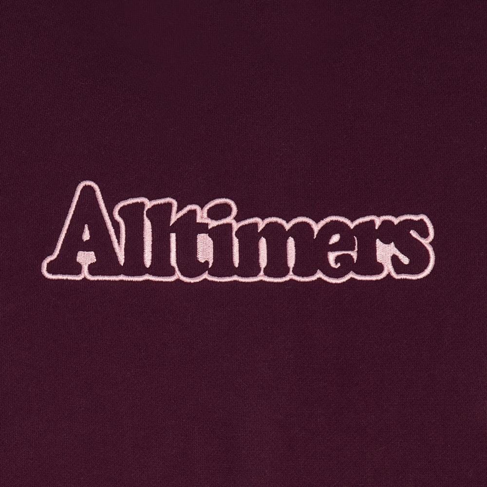 Alltimers Broadway T-shirt- Maroon T-Shirts + Longsleeves Alltimers 