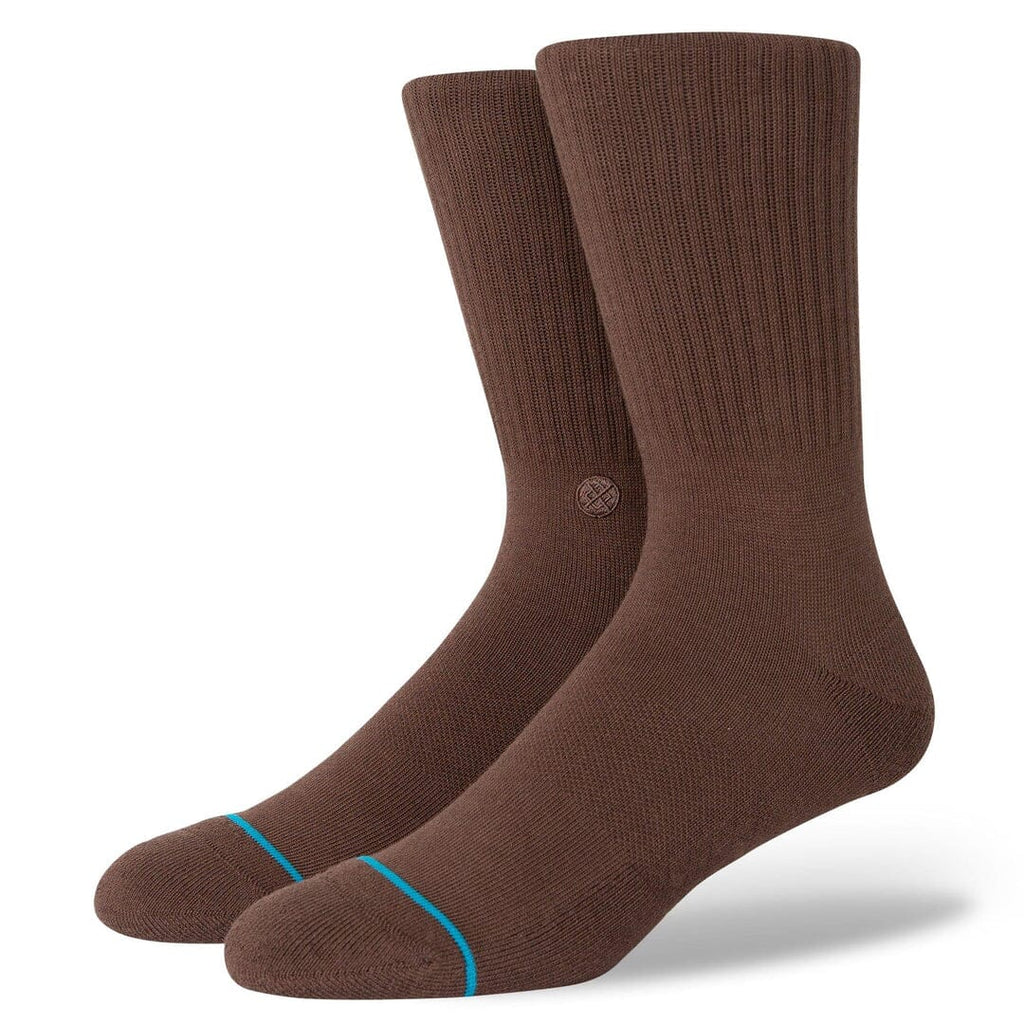 Stance Icon Sock Socks Stance Brown Small 