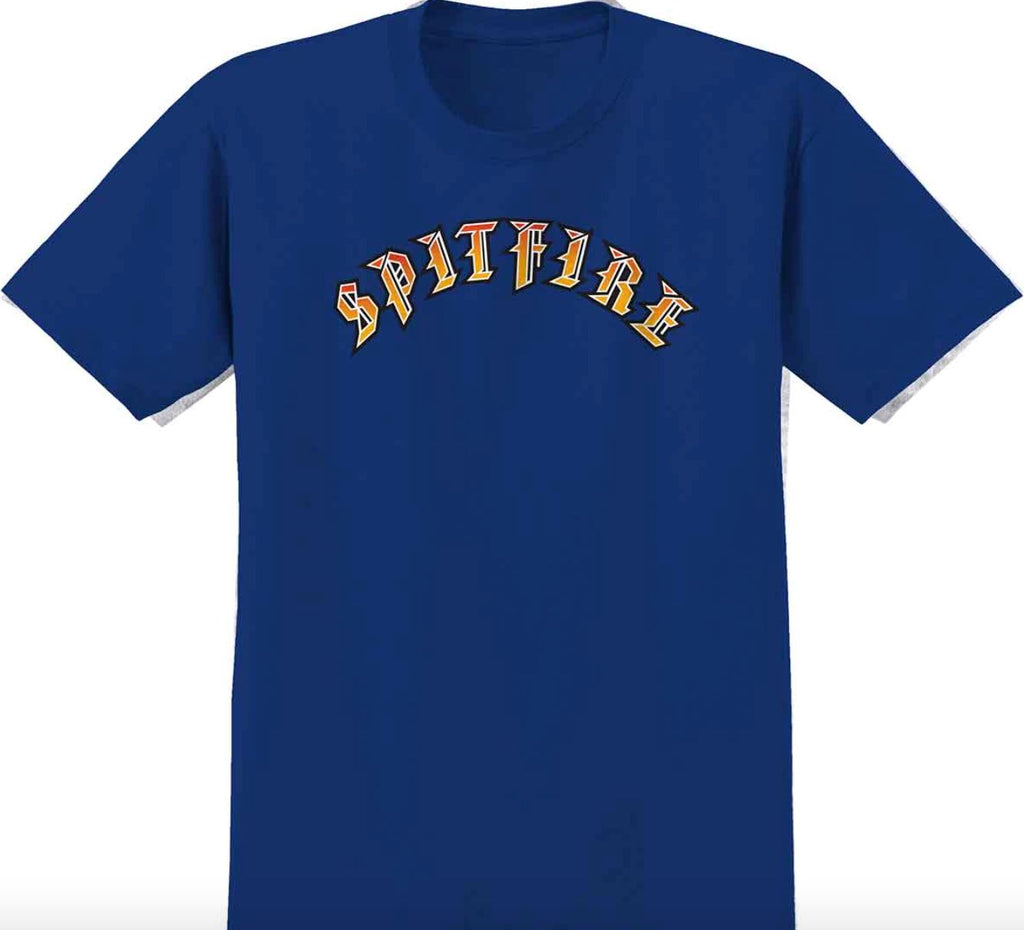 Spitfire KIDS Old E Tshirt - Royal Blue Kid's Clothing Spitfire 