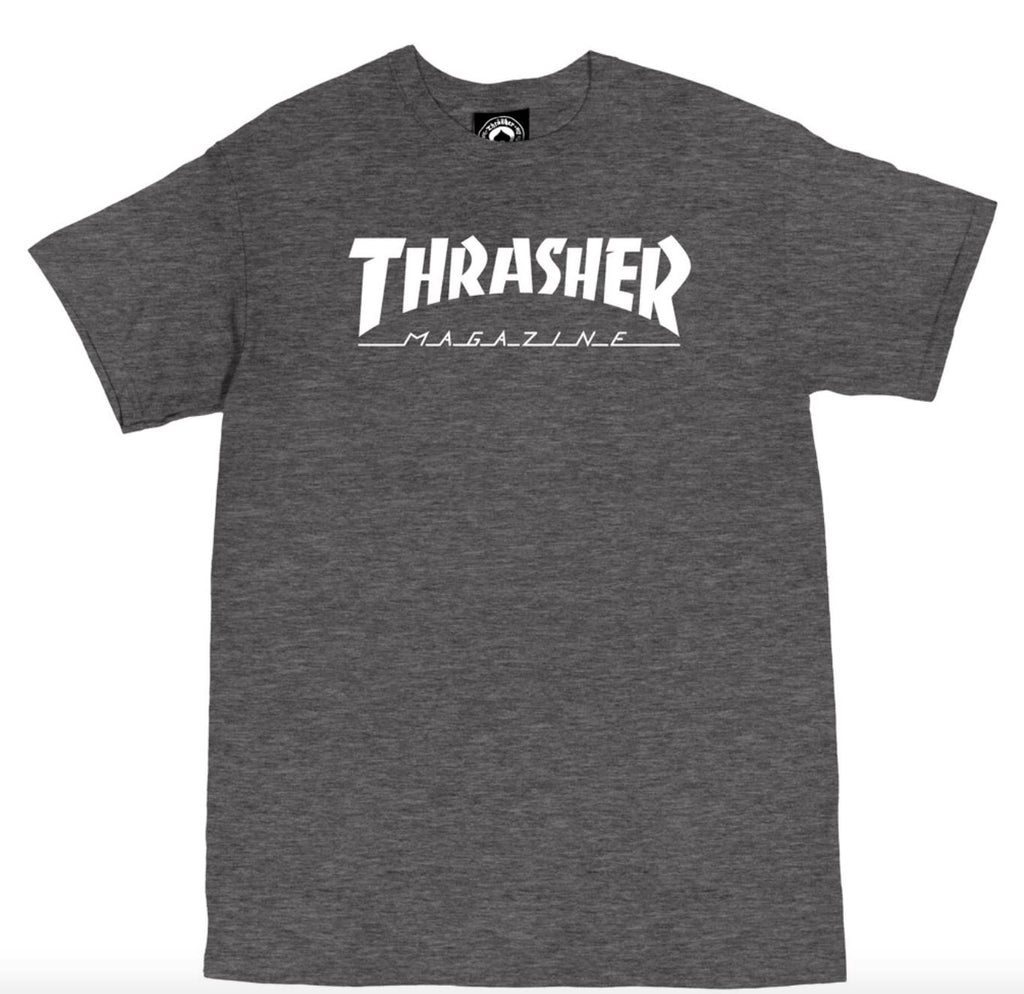 Thrasher Skate Mag Logo Tee - Dark Heather T-Shirts + Longsleeves Thrasher 