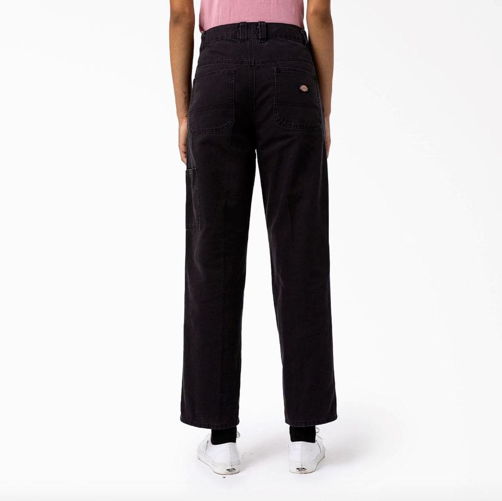 Dickies Women's Duck Canvas Pant - Stonewashed Black Women's Bottoms Dickies 