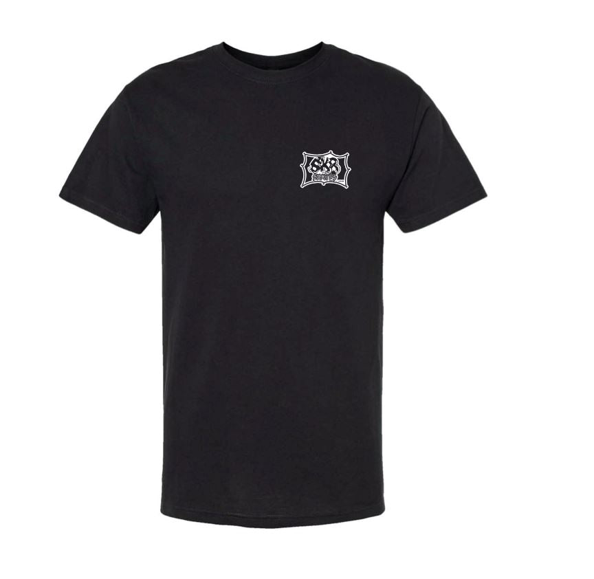 Sk8 Skates Double OG Logo Tee T-Shirts + Longsleeves Sk8 Skates Black Small 