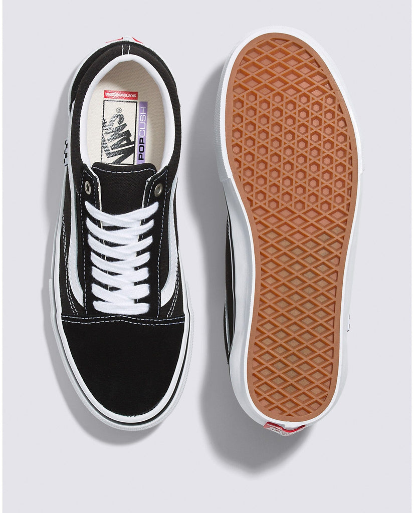 Vans Skate Old Skool - Black/White Men's Shoes Vans 