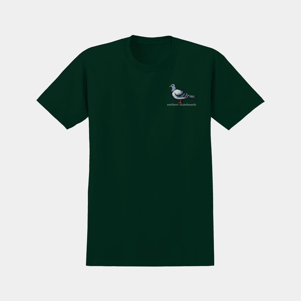 Antihero Lil Pigeon T-shirt - Forest Green T-Shirts + Longsleeves Antihero 