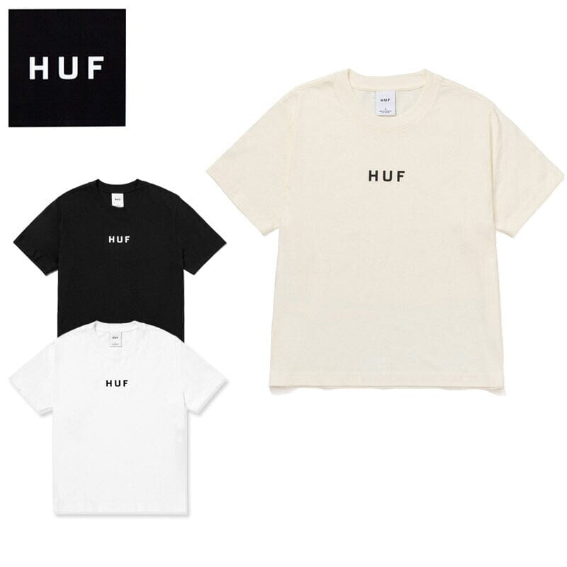 Huf Women's OG Logo SS Relax T-shirt - Natural Women's Tops HUF 