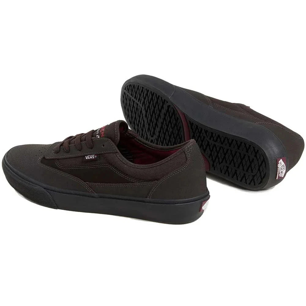 Vans Skate Curren Caples Shoe - Dark Brown Men's Shoes Vans 