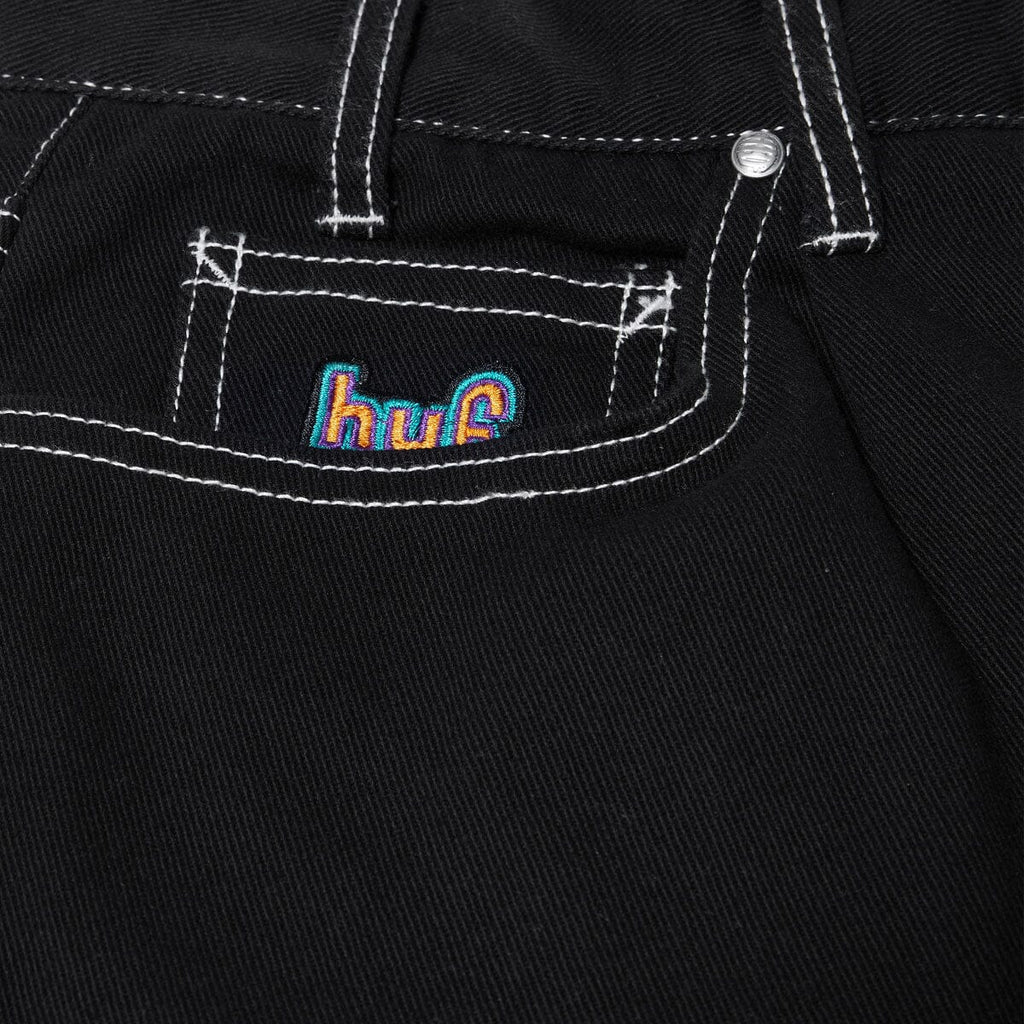 HUF Cromer Pant - Black/White Bottoms HUF 