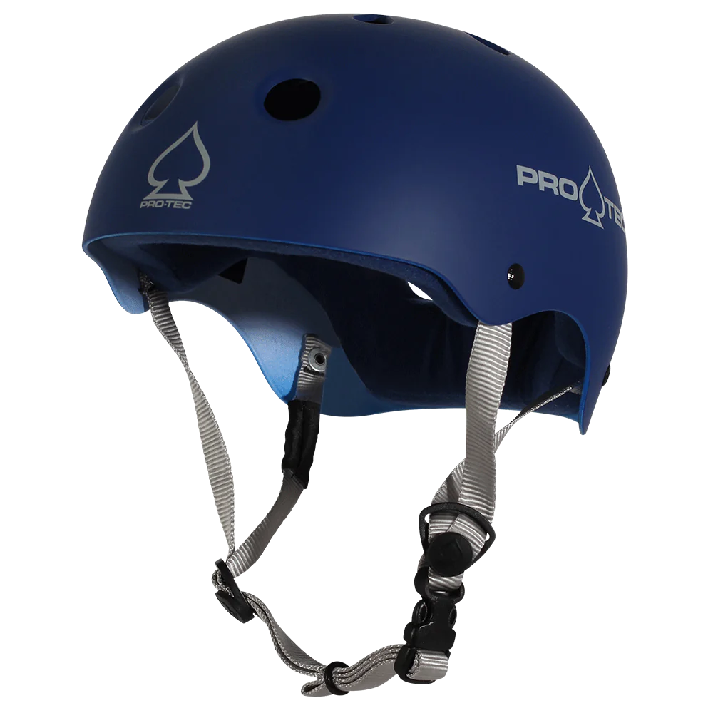 Pro Tec Classic Skate Helmet Helmets & Safety Gear Pro-Tec Matte Blue X Small 