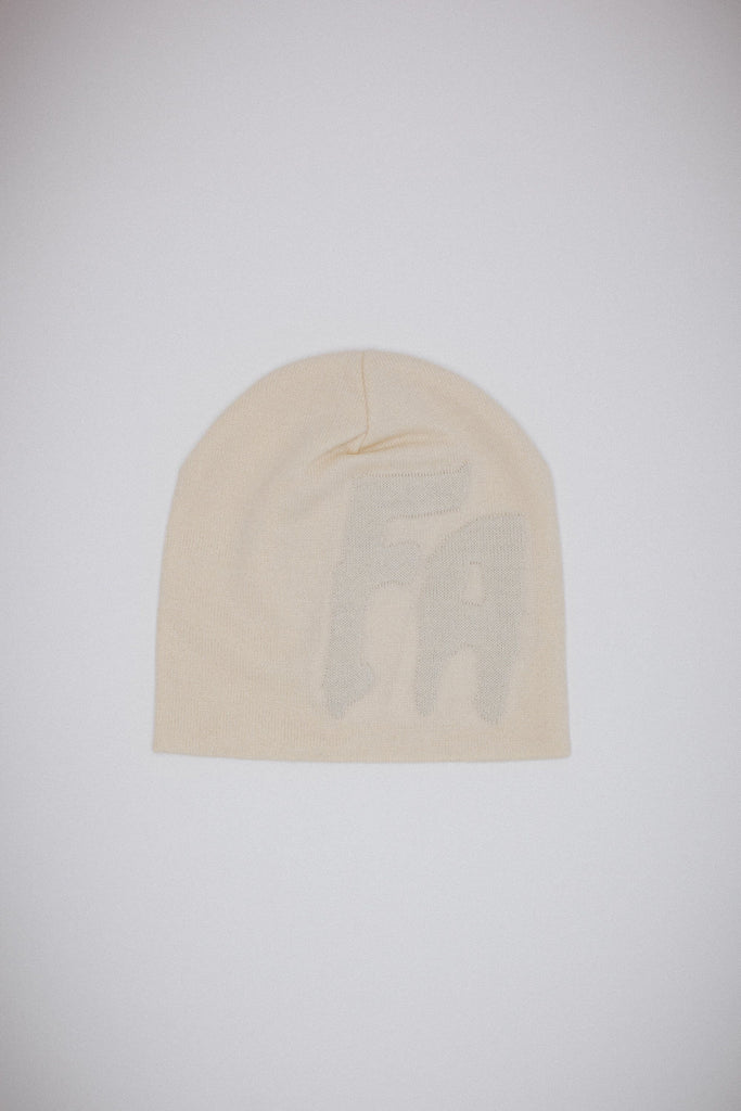 Fucking Awesome Lesser God Skull Beanie - White Beanies FA 
