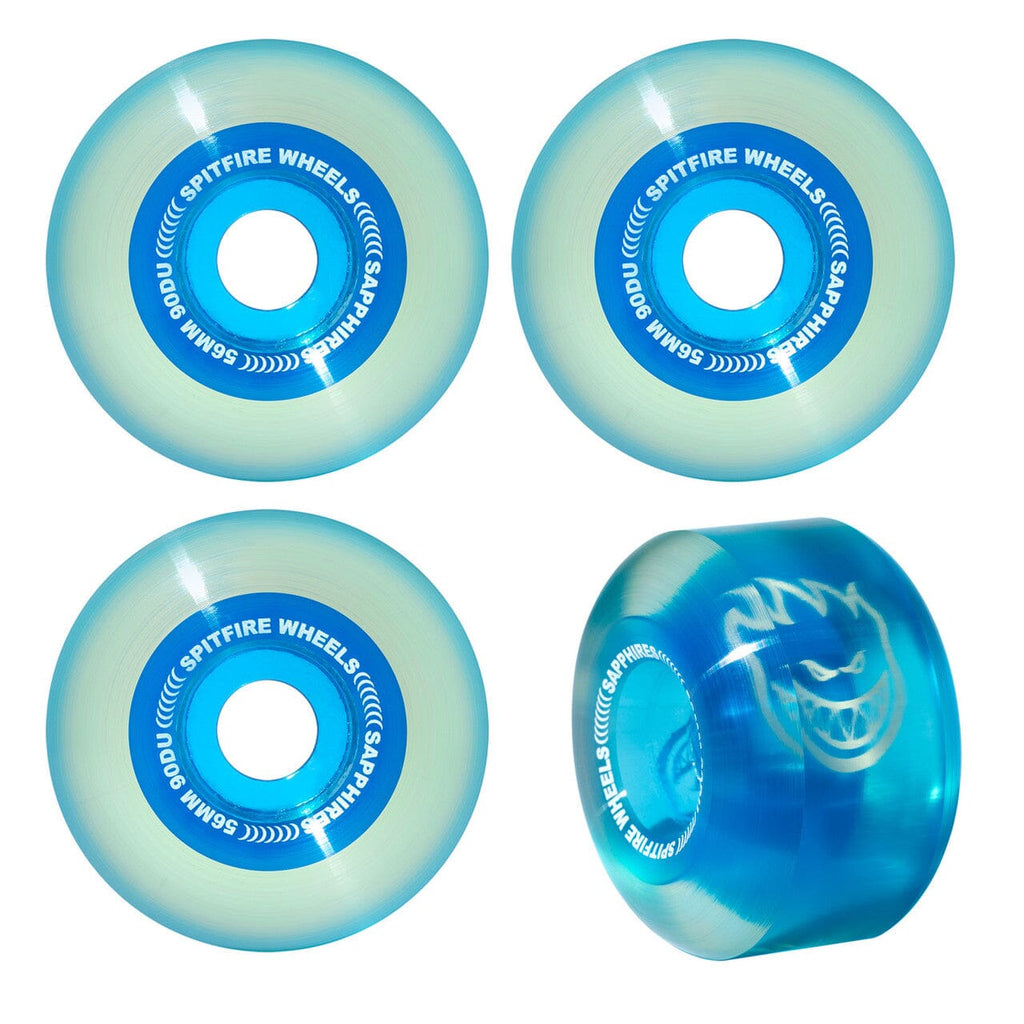 Spitfire Sapphire 90D Wheel 56mm - Blue Wheels Spitfire 