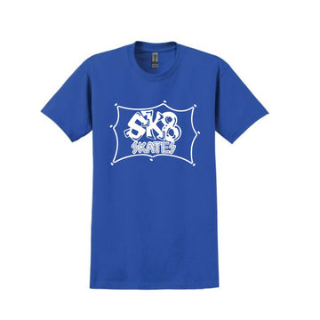 Sk8 Skates OG Logo T-shirt - Blue T-Shirts + Longsleeves Sk8 Skates 