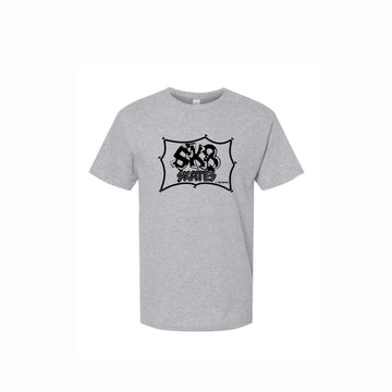 Sk8 Skates OG Logo T-shirt - Grey/Black T-Shirts + Longsleeves Sk8 Skates 