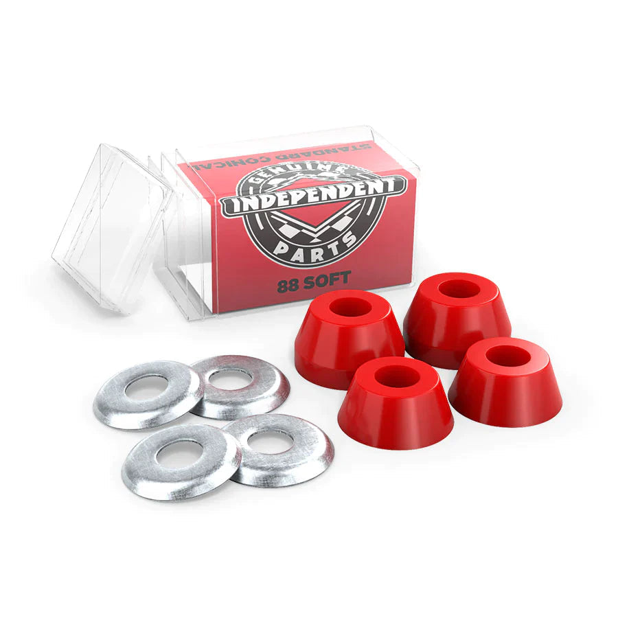 Independent Soft Bushings - Red Hardware Independent 