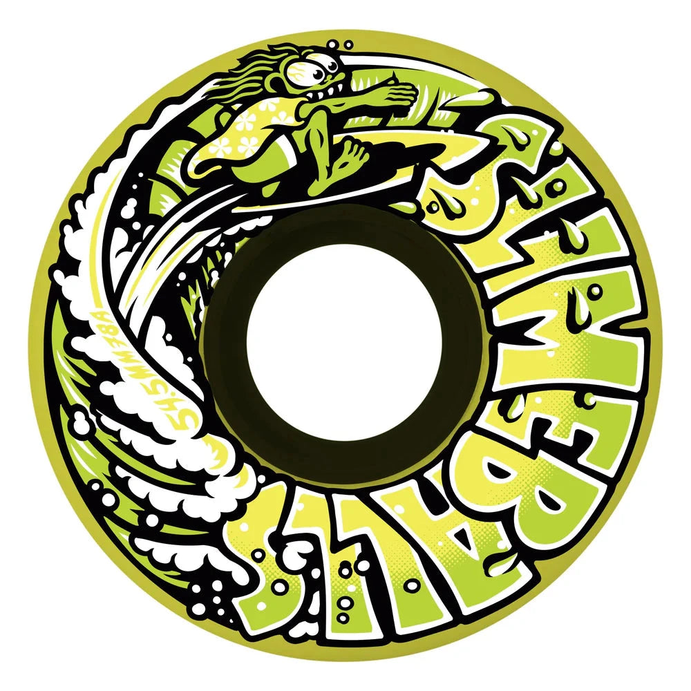 Slime Ball Surfer Mini OG Slime Yellow 78A Wheel 54.5mm Wheels Slime Balls 