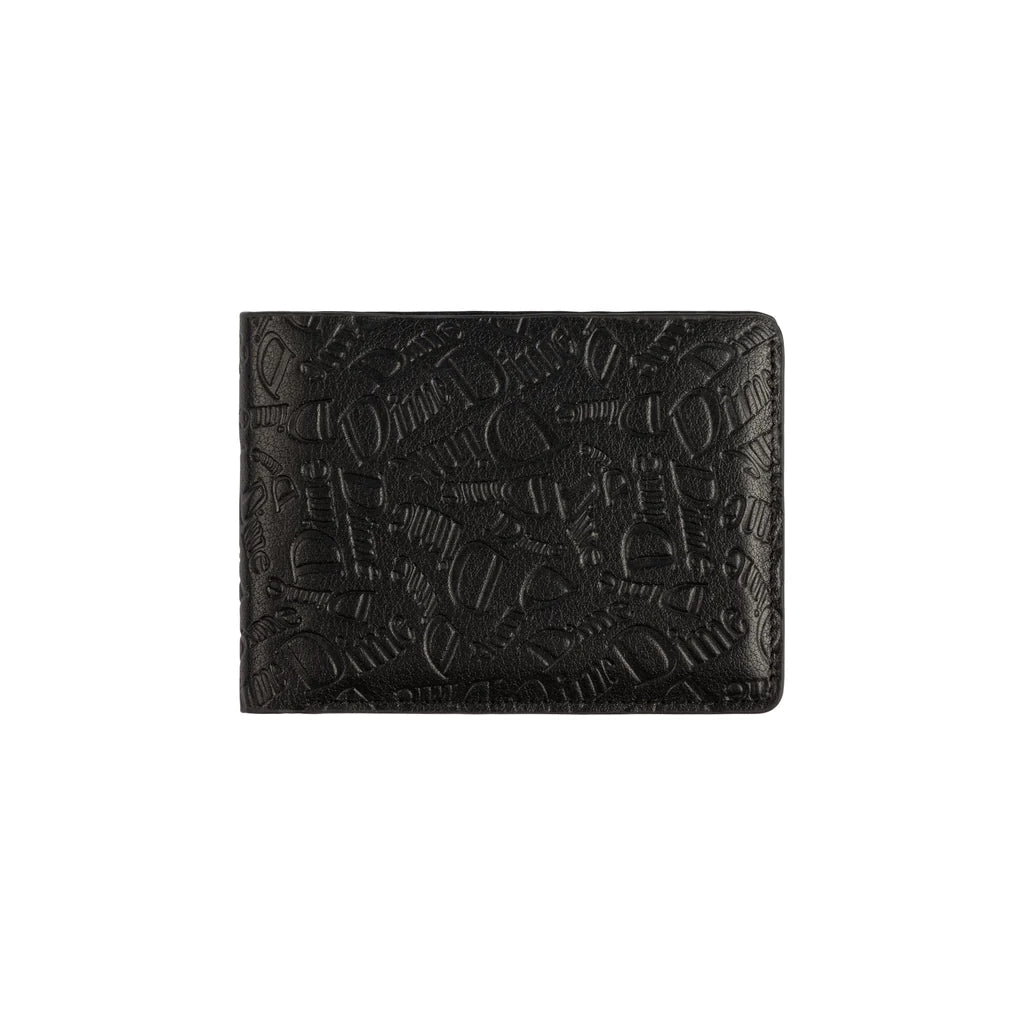 Dime Haha Leather Wallet - Black Accessories Dime 