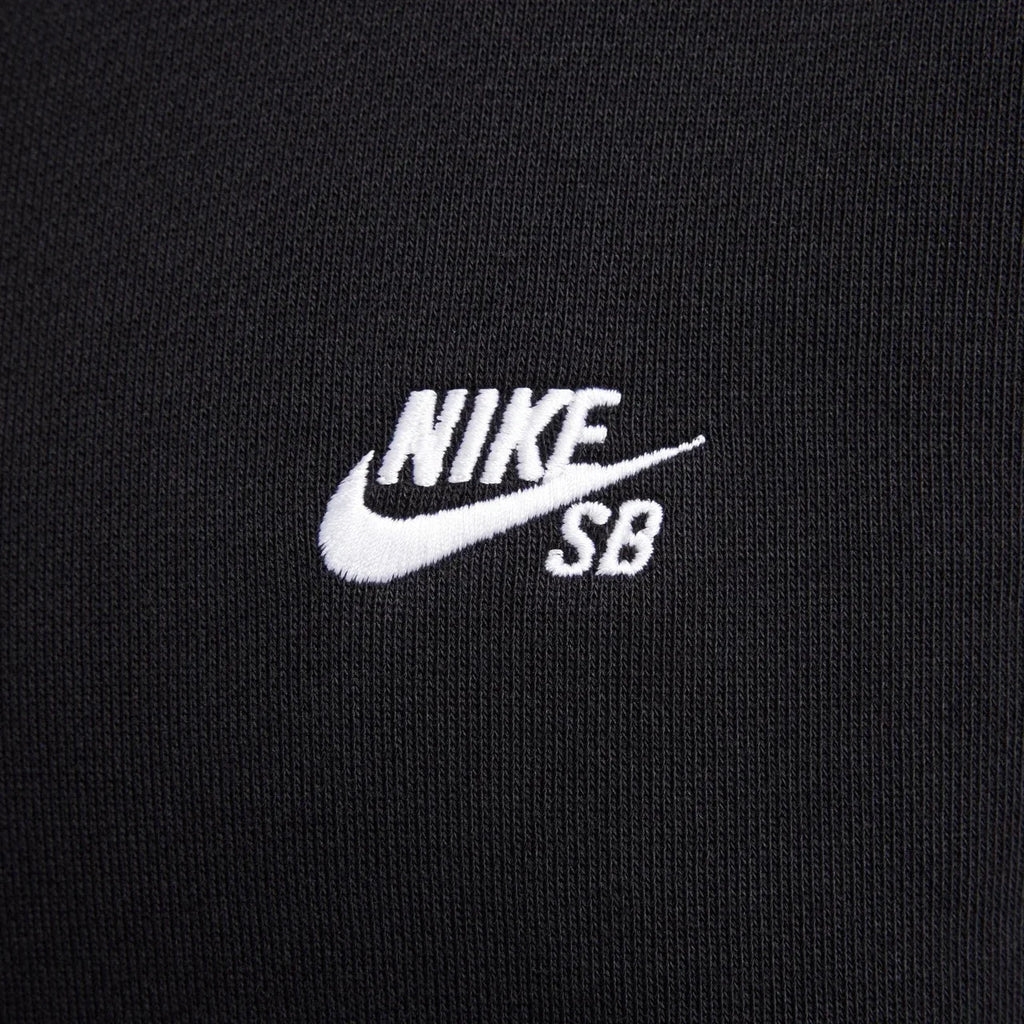 Nike SB Embroidered Zip Hoodie - Black Hoodies + Crewnecks Sk8 Skates 