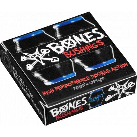 Bones Soft Bushings 81A - Black Hardware Bones 
