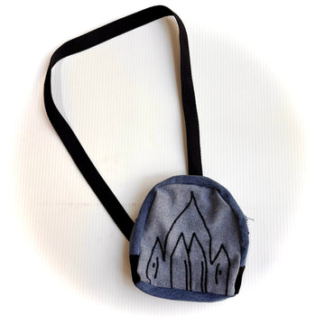 $EERAG Shoulder Bag Backpacks $EERAG Blue Denim 