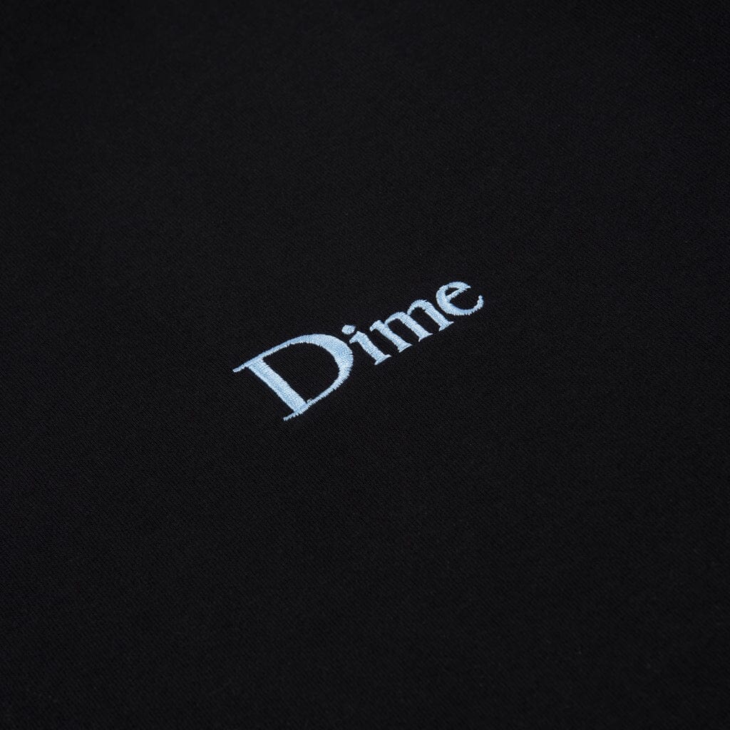 Dime Classic Small Logo T-shirt - Black T-Shirts + Longsleeves Dime 