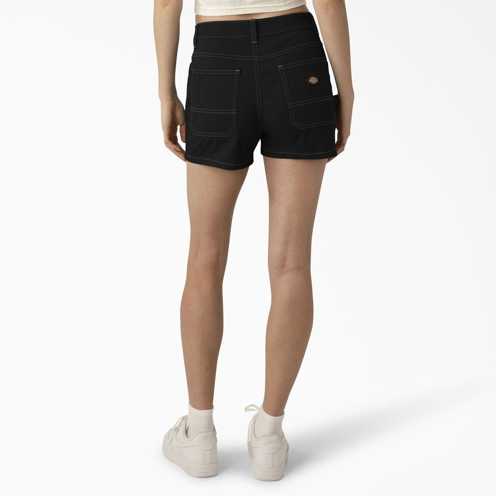 Dickies Womens Denim Short - Black Women's Bottoms Dickies 