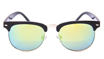 Happy Hour G2S Sunglasses Sunglasses Happy Hour Gloss Black / Gold Mirror 