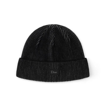 Dime Classic Rib Beanie - Black/Charcoal Beanies Dime 