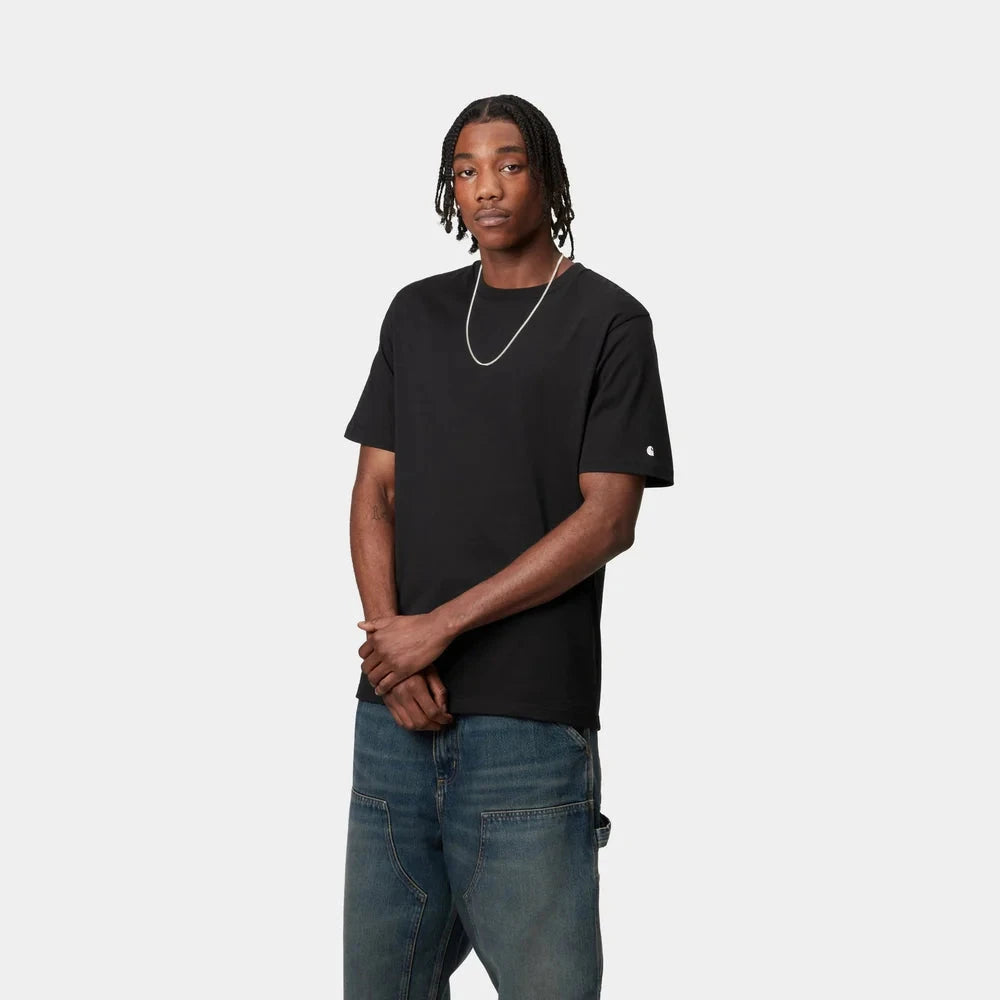 Carhartt WIP Base T-shirt - Black T-Shirts + Longsleeves Carhartt WIP 