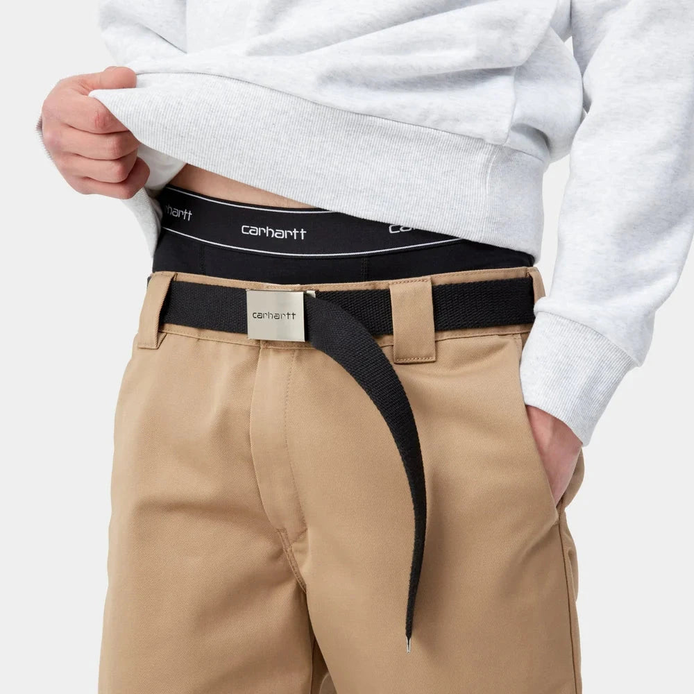 Carhartt WIP Cotton Trunks (2 Pack) Black + Black Socks Carhartt WIP 