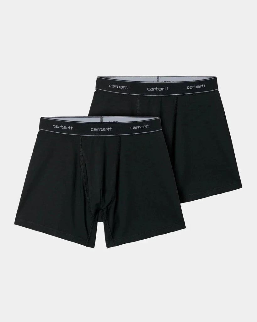Carhartt WIP Cotton Trunks (2 Pack) Black + Black Socks Carhartt WIP 