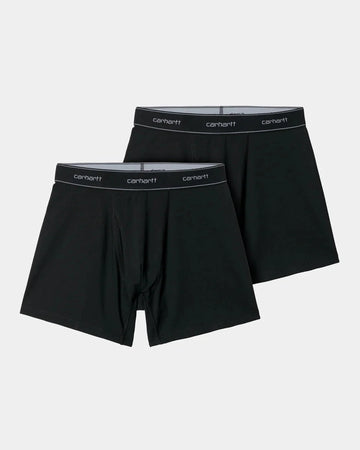 Carhartt WIP Cotton Trunks (2 Pack) Black + Black Socks Carhartt WIP 