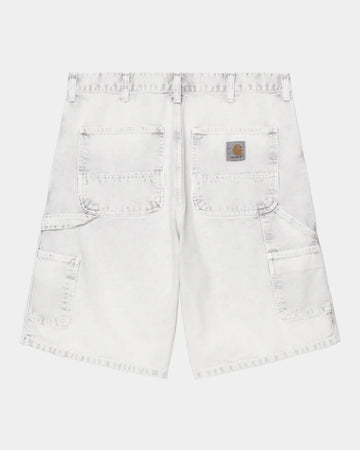 Carhartt WIP SIngle Knee Short - Black Chalk Wash Shorts Carhartt WIP 