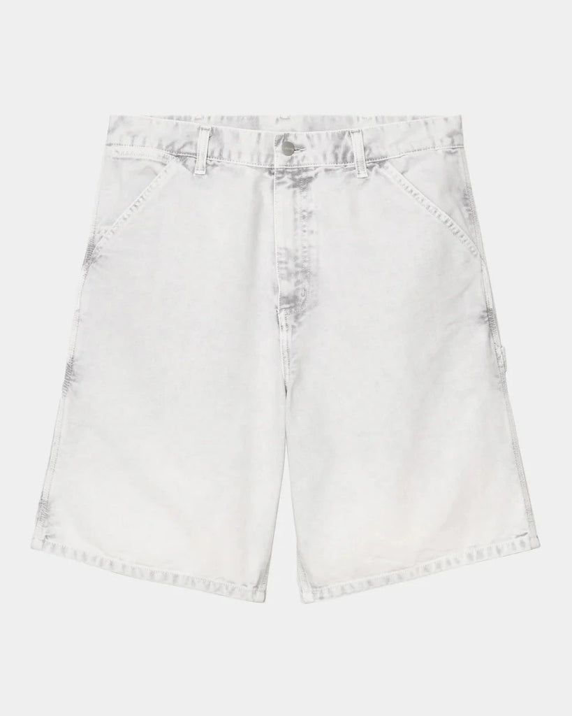 Carhartt WIP SIngle Knee Short - Black Chalk Wash Shorts Carhartt WIP 