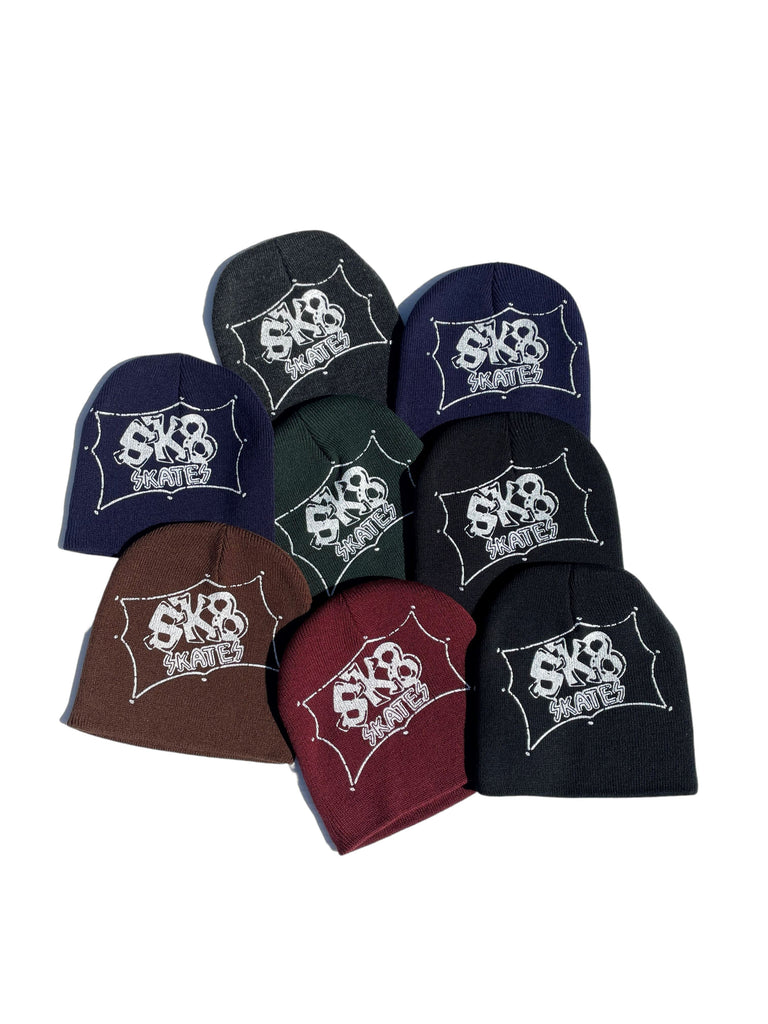 Sk8 Skates Flag Skully Beanie Beanies Sk8 Skates 