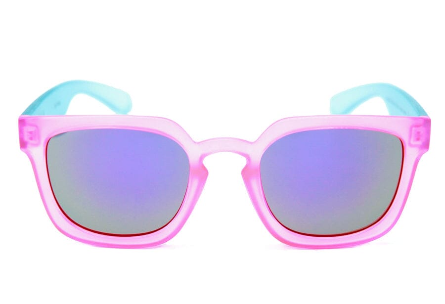 Happy Hour Wolf Pups Sunglasses Accessories Happy Hour Pink/Clear Blue 