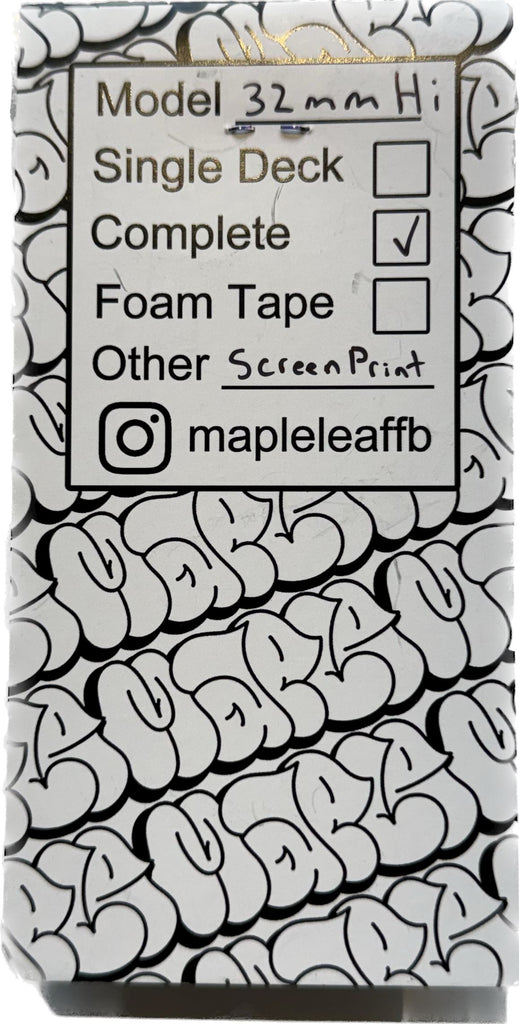 Maple Leaf Fingerboard Complete Sk8 Skates 