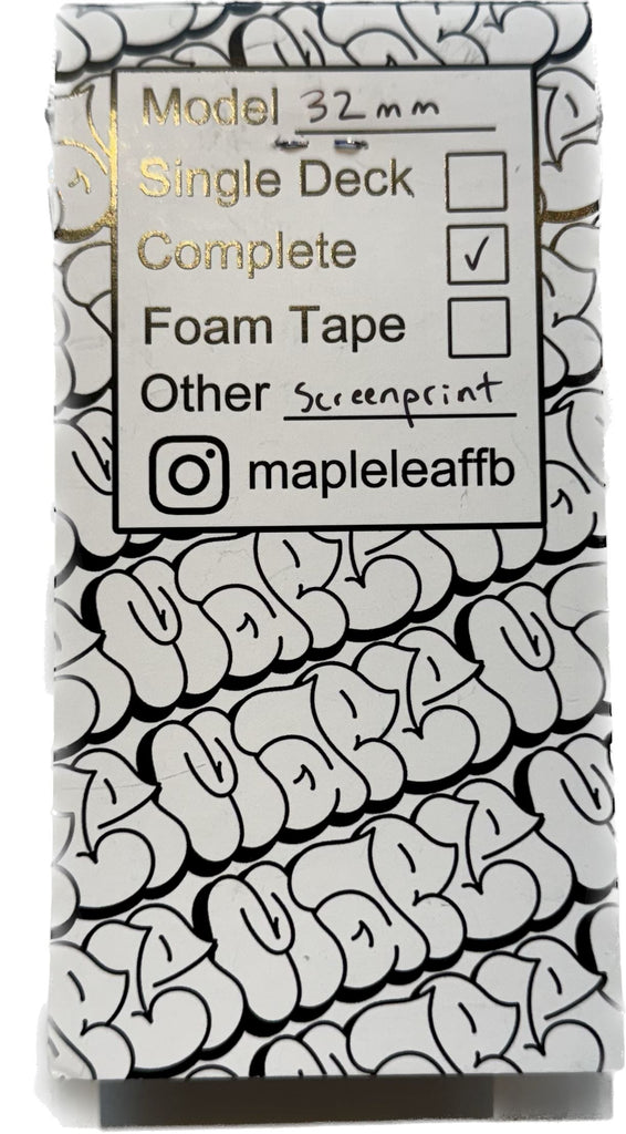 Maple Leaf Fingerboard Complete Sk8 Skates 