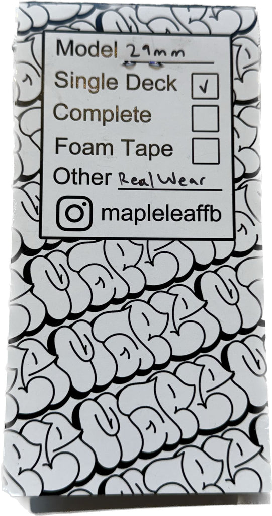 Maple Leaf Fingerboard Deck Sk8 Skates 