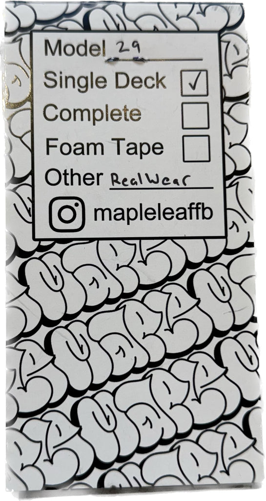 Maple Leaf Fingerboard Deck Sk8 Skates 