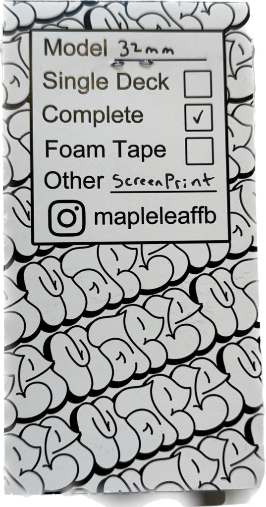 Maple Leaf Fingerboard Complete Sk8 Skates 