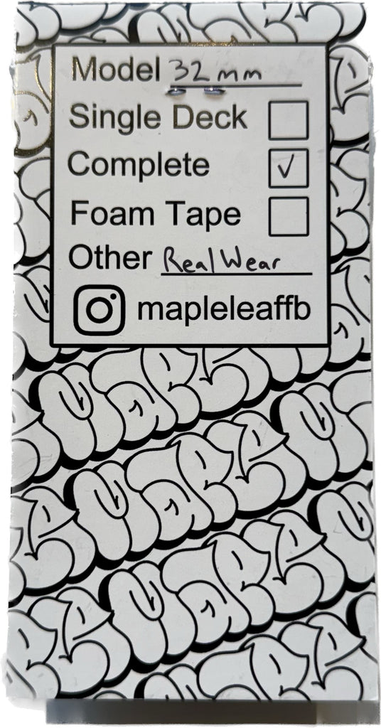 Maple Leaf Fingerboard Complete Sk8 Skates 