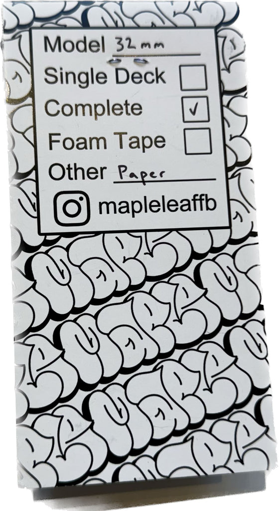 Maple Leaf Fingerboard Complete Sk8 Skates 