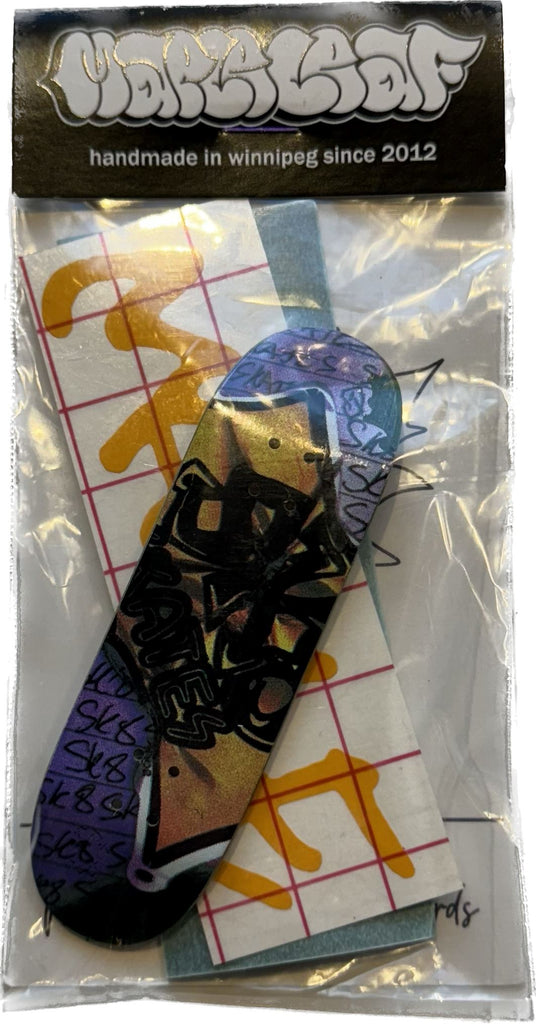 Maple Leaf Fingerboard Deck Sk8 Skates Sk8 Skates Burn 29mm 